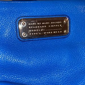 Immaculate Blue Marc Jacobs Crossbody Purse w Strap